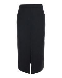 Jucca Black Pants Skirt Tech Fabric Polyester