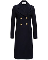 long black single breasted coat