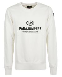 parajumper sweatshirt white