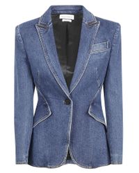 denim suit jacket