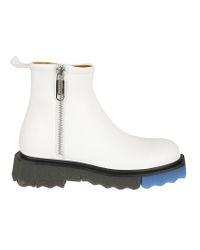 off white sample boots