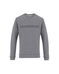J.W. Anderson - Gray Grey Sweat Top - Lyst
