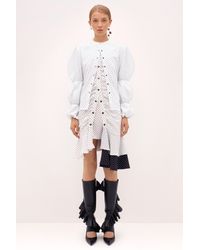 J.W.Anderson - White Polka Dot Shirt - Lyst