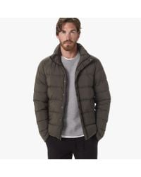 James Perse Green Yosemite Matte Nylon Puffer Jacket for men