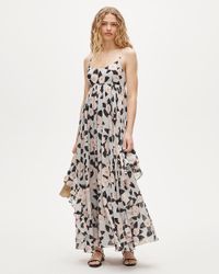 chinese dress ladies J.Crew Tiered Maxi in Ultramarine Red Lobster Print Cotton Sun Dress   YourPurples