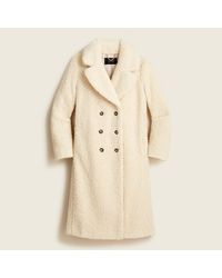 teddy longline coat