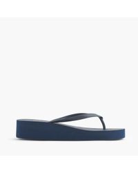 j crew wedge flip flops