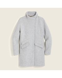 j crew grey coat