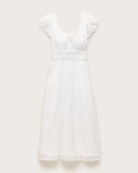 lace sleeveless midi dress Adrianna Papell Sleeveless Square Neck Tiered Lace Midi Dress main image 0