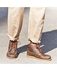 Sperry Top Sider Leather For J Crew Chukka Boots In Brown For Men Lyst Sperry Top Sider Leather For J Crew Chukka Boots In Brown For Men Lyst