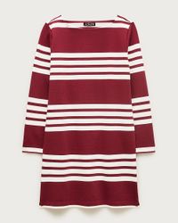 J.Crew Long Drapey Spaghetti-strap Dress In Stripe in Blue | Lyst