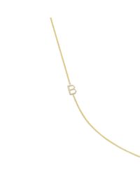 J.Crew | Metallic Maya Brenner 14k Gold Asymmetrical Letter Necklace | Lyst