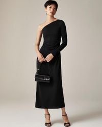 J.Crew One Shoulder Beach Dress in Brown Lyst