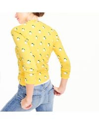 lemon print cardigan