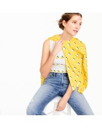 lemon print cardigan