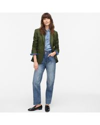 j crew green blazer