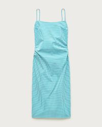 j crew ruched drop waist dress J.Crew Ruched Drop-Waist Bubble Dress in Natural