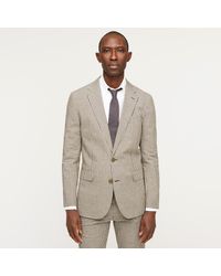 j crew unstructured suit
