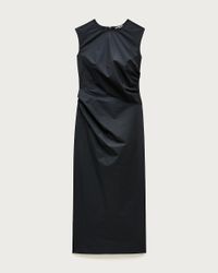 sachin and babi light blue dress A drop waist creates length and a relaxed feel. A natural waist defines  curves and balance. Choose what works for your body and style main image 1