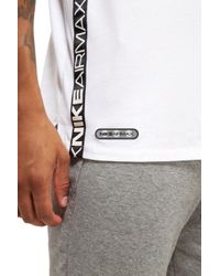 nike air max white t shirt