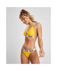 Fila Multicolor Tape Logo Bikini Top