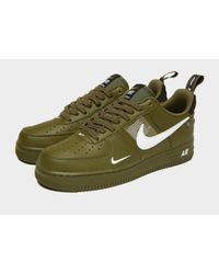 khaki air force 1 lv8 utility trainers youth