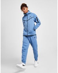 blue and black nike tech