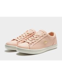 Lacoste Leather Straightset 119 2 Womens in Pink - Lyst