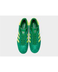 adidas gazelle mens green yellow