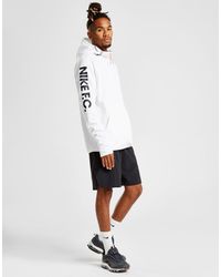 nike fc hoodie white