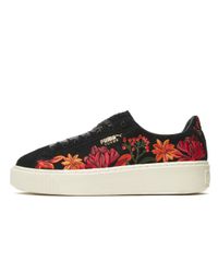 puma platform floral