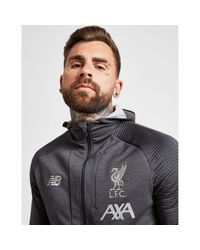 New balance liverpool fc travel hoodie Clearance
