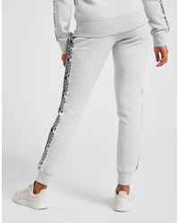 Pantalon de Survêtement Polaire Tape Femme adidas Originals en coloris Gris  - Lyst