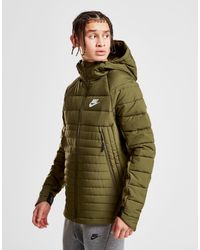 nike synthetic fill hybrid jacket black