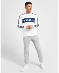 Adidas originals linear crew neck sweatshirt Clearance