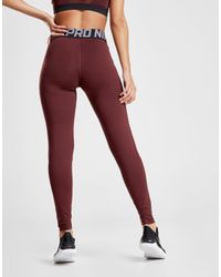 nike burgundy tights