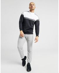 adidas originals linear fleece crew sweatshirt