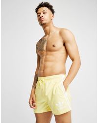 adidas california swim shorts yellow