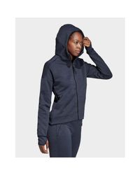 Adidas Z N E Fast Release Hoodie In Blue For Men Lyst Adidas Z N E Fast Release Hoodie In Blue For Men Lyst