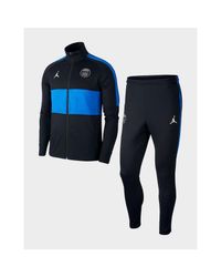 Nike Synthetic X Paris Saint Germain Strike Tracksuit In Blue For Men Lyst