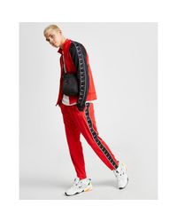 Nike Tape Poly Track Top in Red/Black (Red) for Men - Lyst