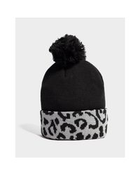 adidas originals pom leopard beanie