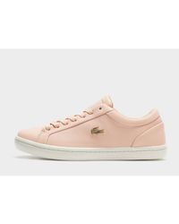 Lacoste Leather Straightset 119 2 Womens in Pink - Lyst