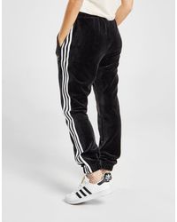 adidas velvet 3 stripes track pant