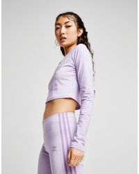 adidas lilac crop top