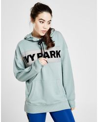 ivy park sheer mesh hoodie