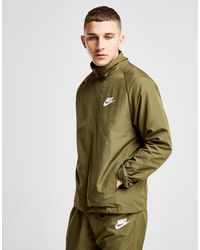 olive green nike tracksuit