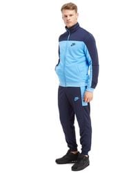 sky blue nike tracksuit