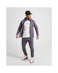 grey nike foundation tracksuit