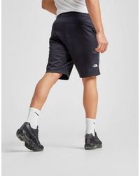 the north face train n logo shorts
